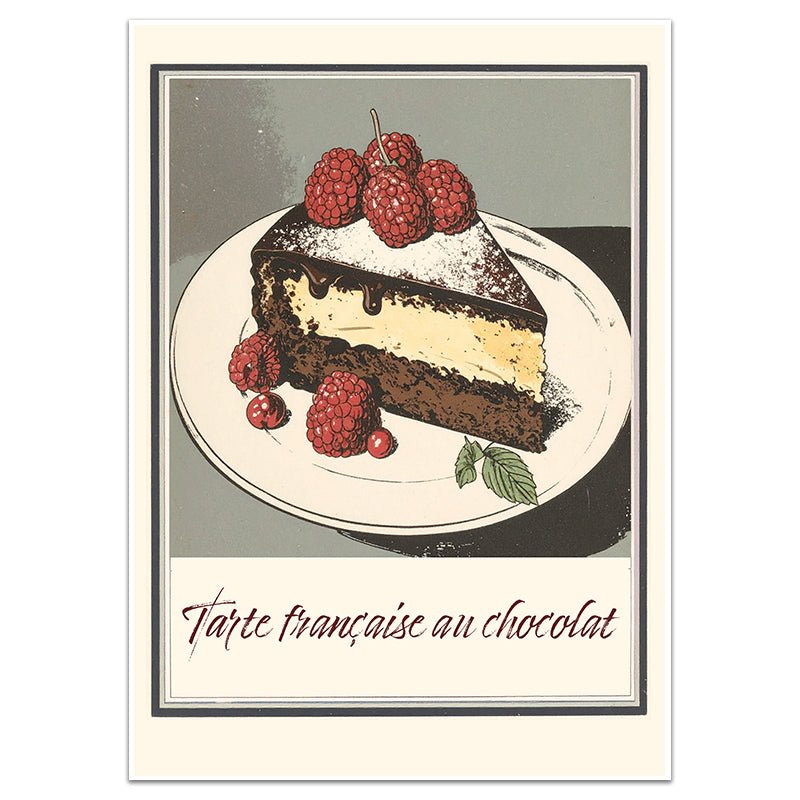 TARTE FRANÇAISE AU CHOCOLAT - Sincerely Frank Art