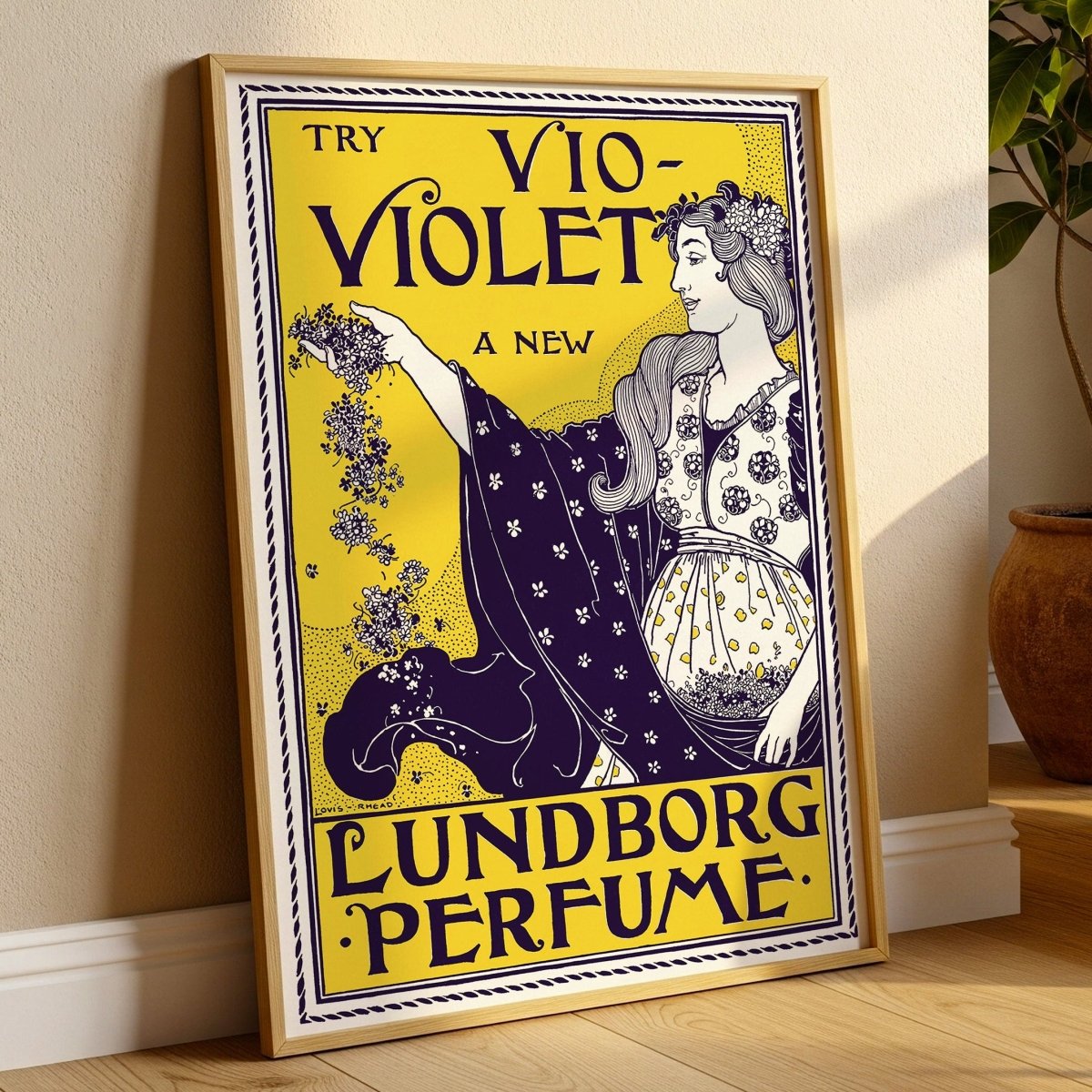 TRY VIO - VIOLET A NEW LUNDBORG PERFUME - Sincerely Frank Art