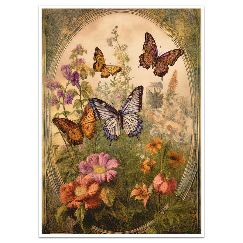 FLEUR ET PAPILLON NO.2