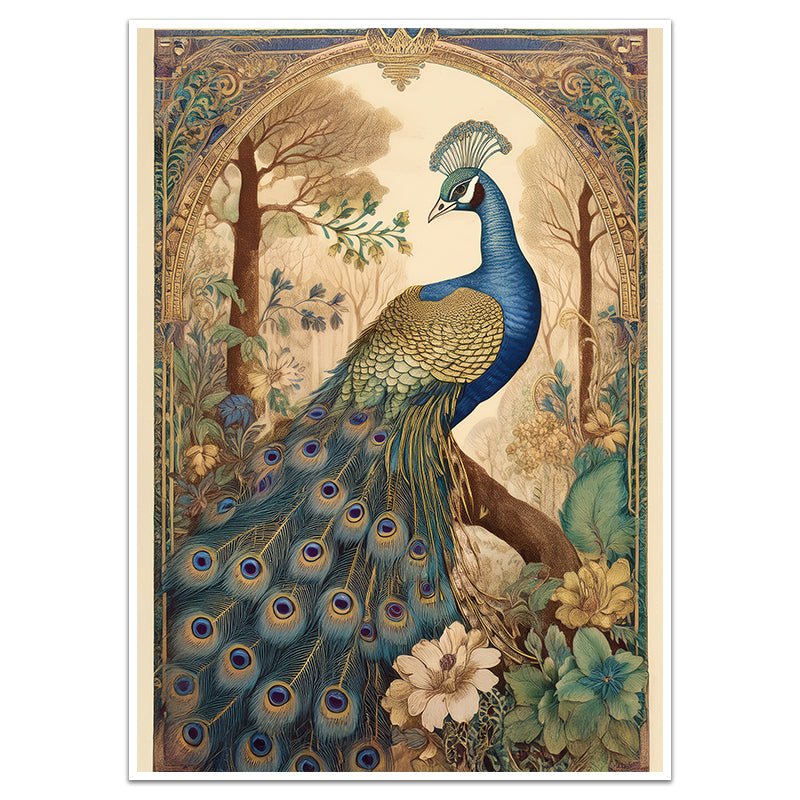 WOODLAND PEACOCK - Sincerely Frank Art