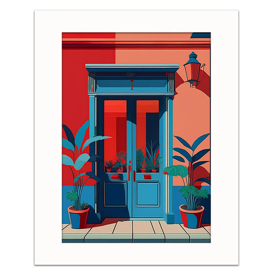 THE BLUE DOOR
