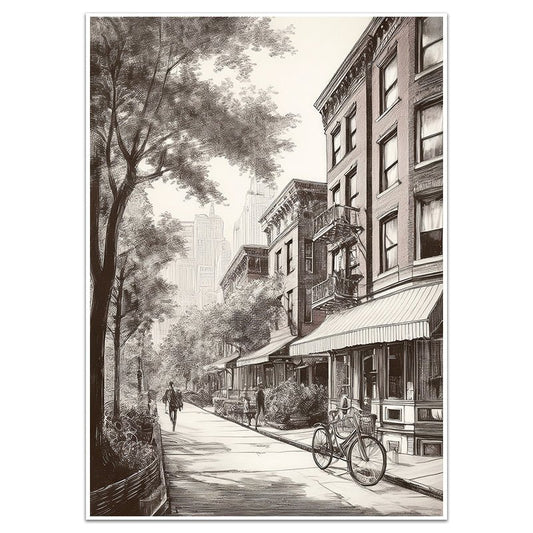 AN AFTERNOON IN THE VILLAGE - Sincerely Frank Art