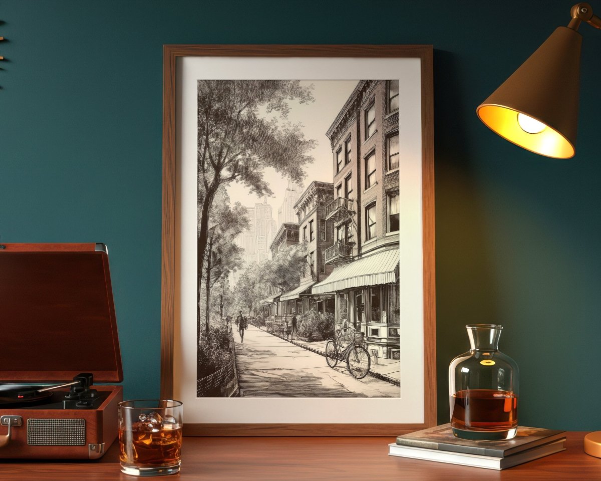 AN AFTERNOON IN THE VILLAGE - Sincerely Frank Art