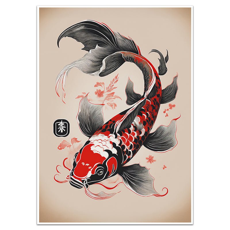 CRIMSON KOI - Sincerely Frank Art