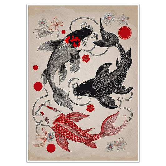 KOI TRIO - Sincerely Frank Art