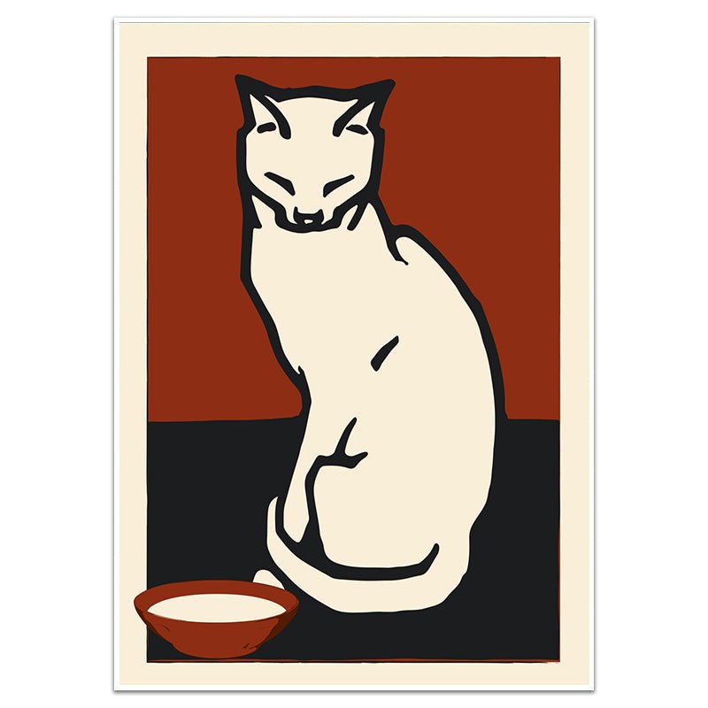 THE CONTENTED CAT - Sincerely Frank Art