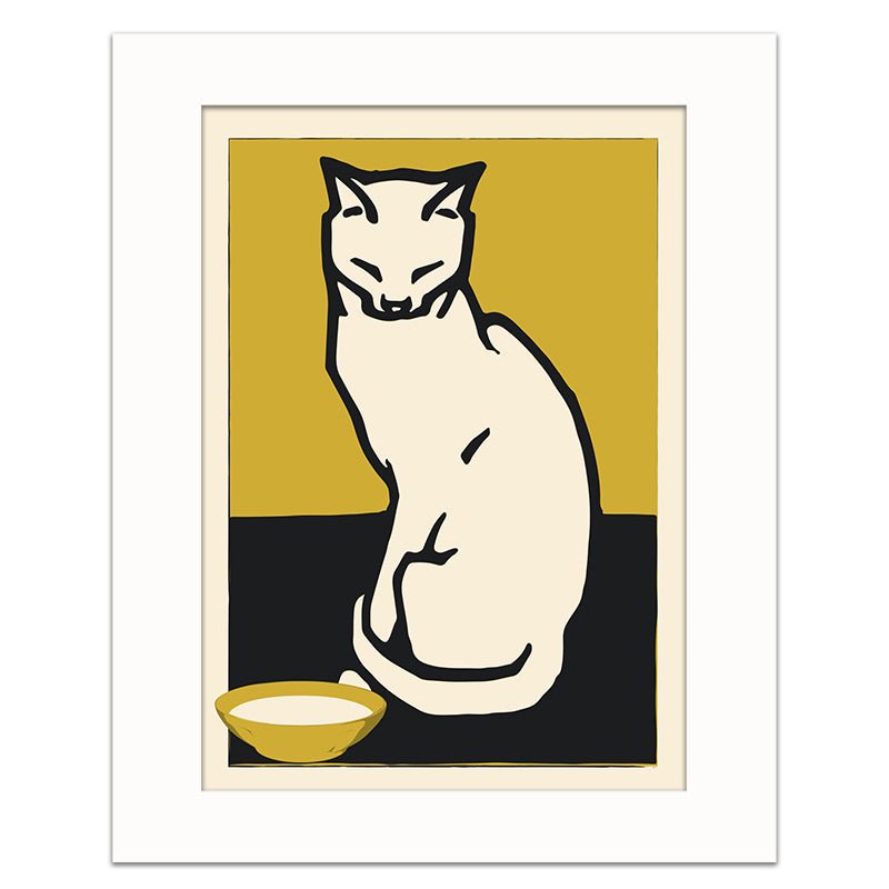 THE CONTENTED CAT - Sincerely Frank Art