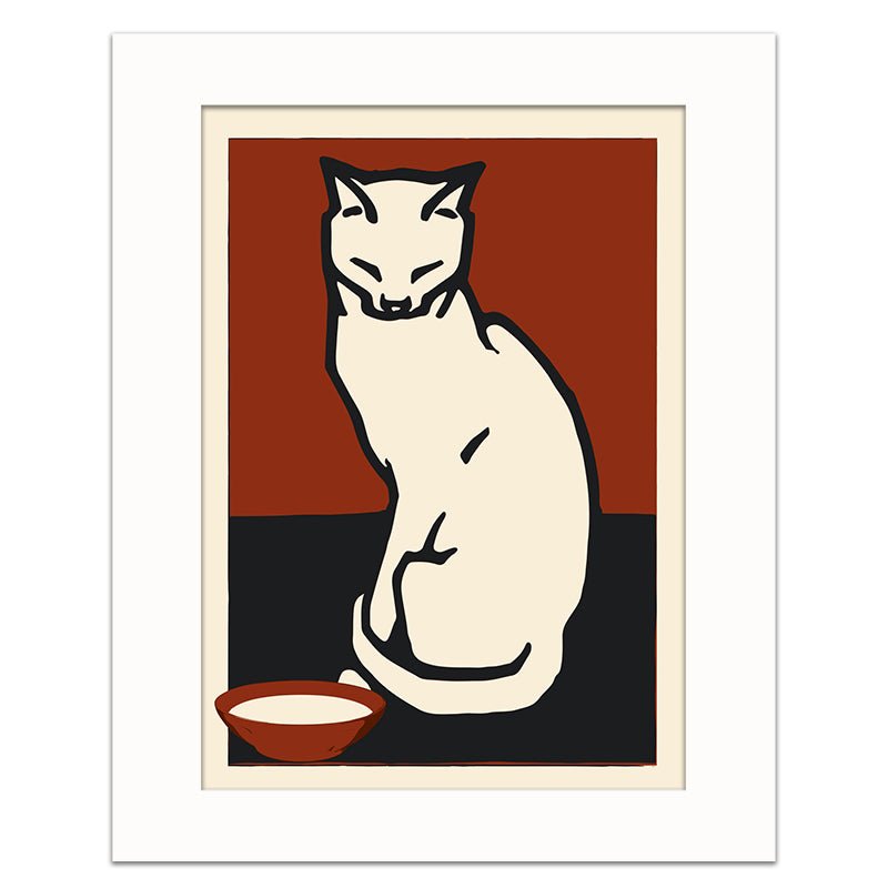 THE CONTENTED CAT - Sincerely Frank Art