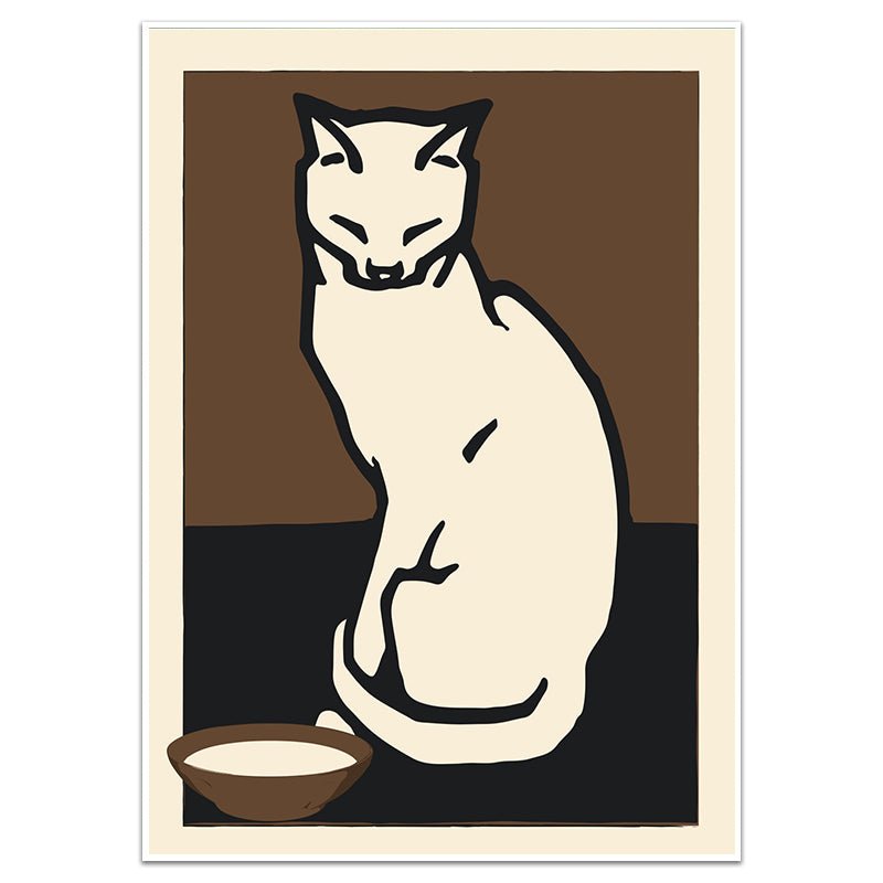 THE CONTENTED CAT - Sincerely Frank Art