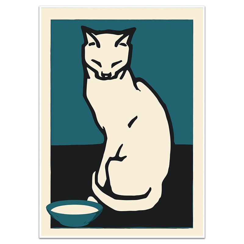 THE CONTENTED CAT - Sincerely Frank Art