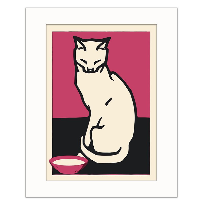 THE CONTENTED CAT - Sincerely Frank Art