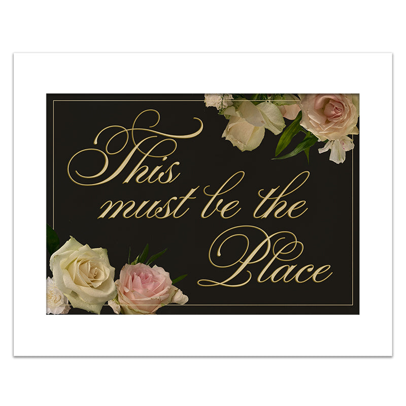 THIS MUST BE THE PLACE