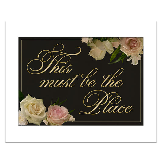 THIS MUST BE THE PLACE