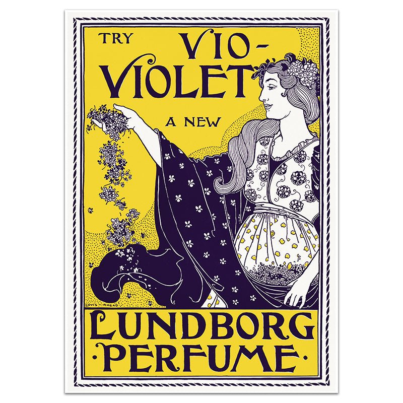 TRY VIO - VIOLET A NEW LUNDBORG PERFUME - Sincerely Frank Art