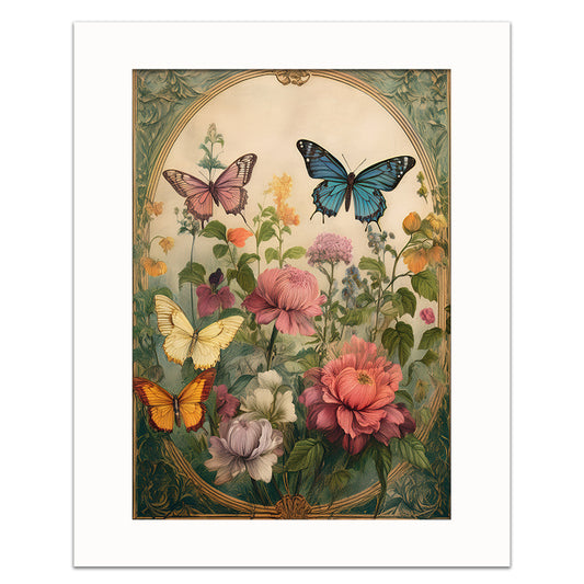 FLEUR ET PAPILLON NO.1