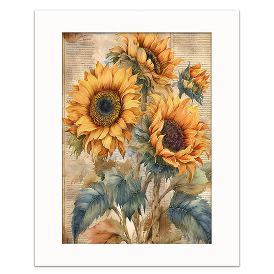 VINTAGE SUNFLOWERS
