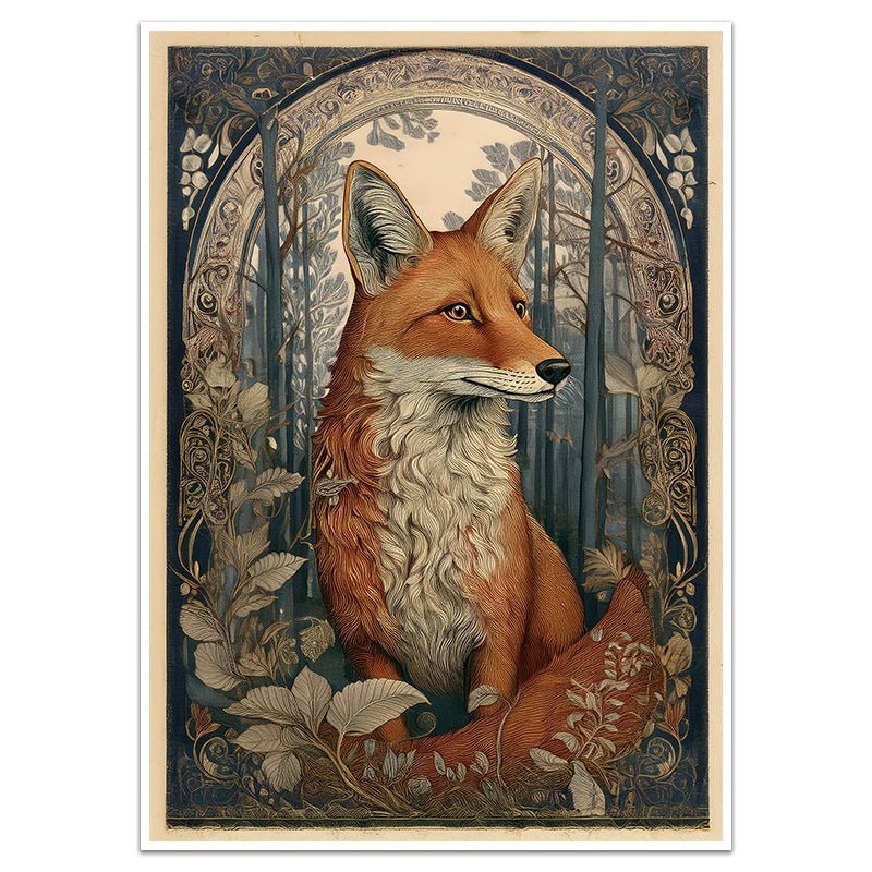 WOODLAND FOX - Sincerely Frank Art