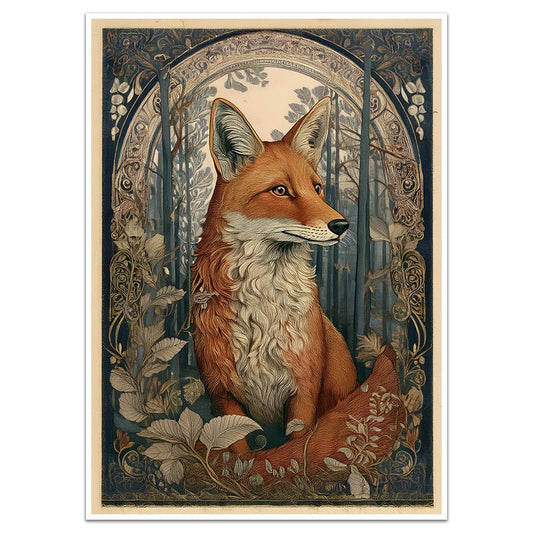 WOODLAND FOX - Sincerely Frank Art